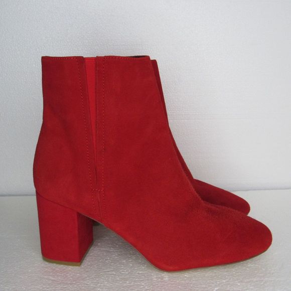 halogen abbi block heel bootie